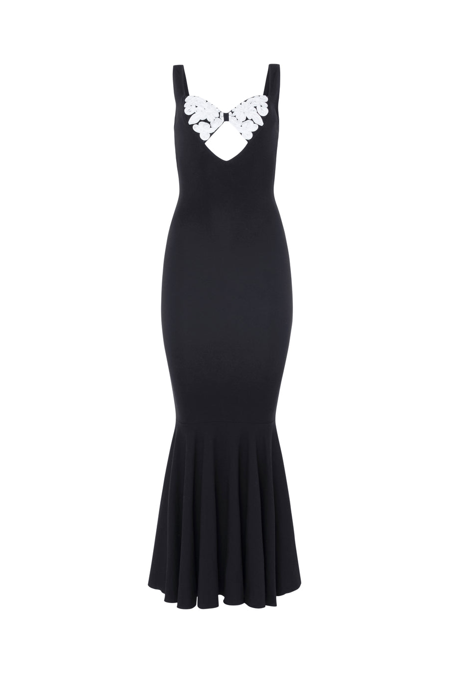 026 long dress- black & white – she is i