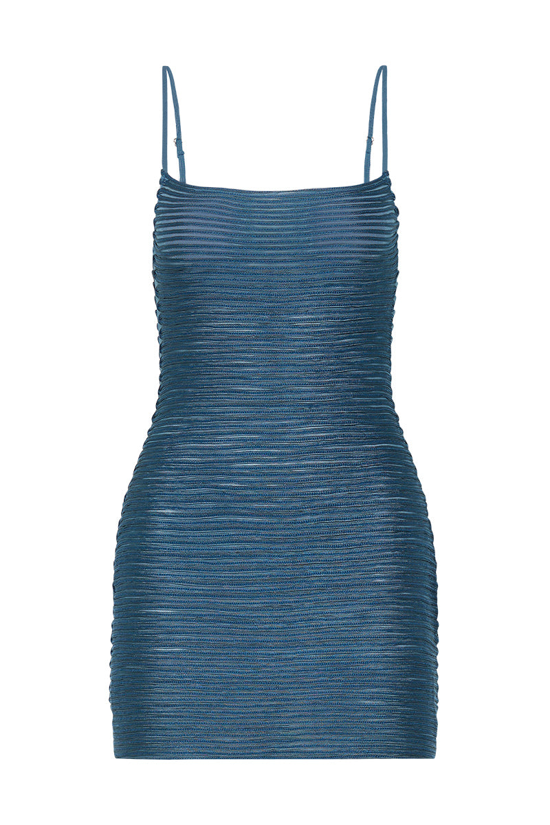 Selena Dress - Denim Blue