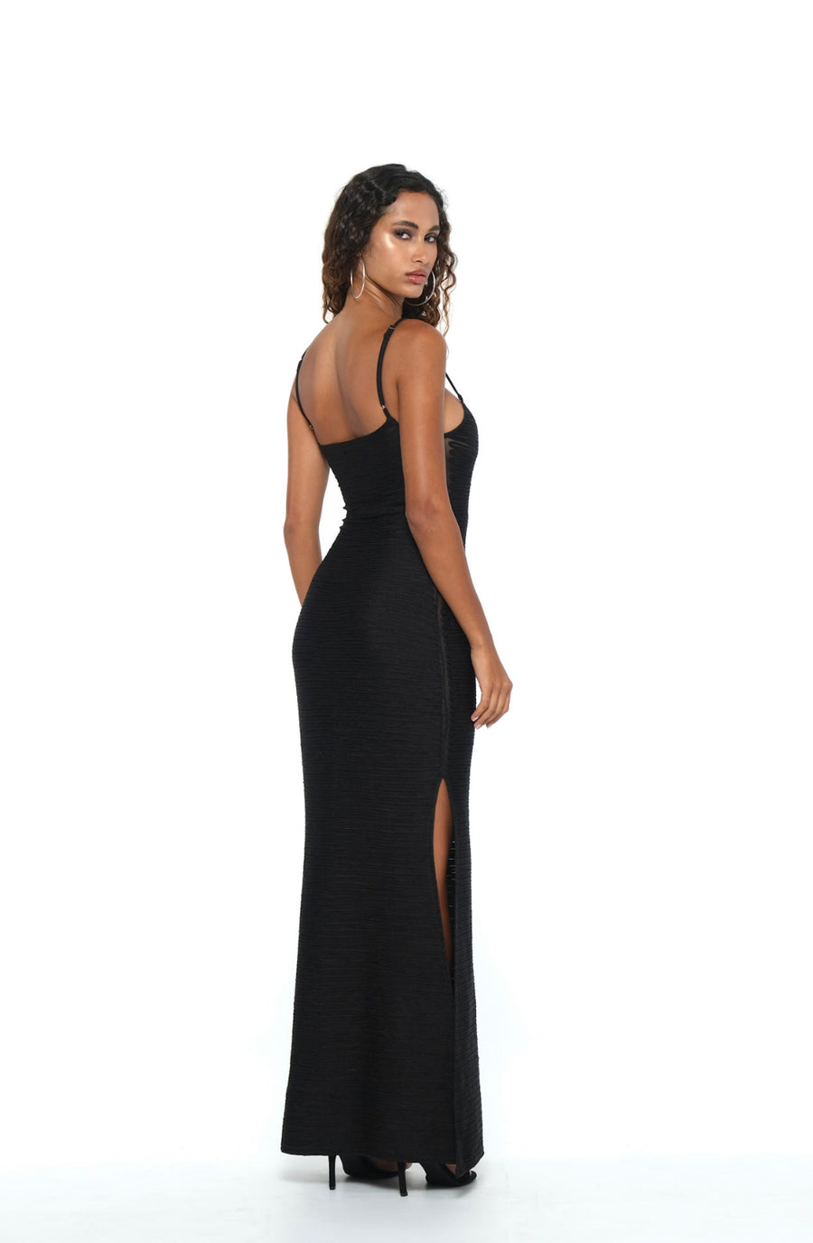 Selena Long Dress - Black