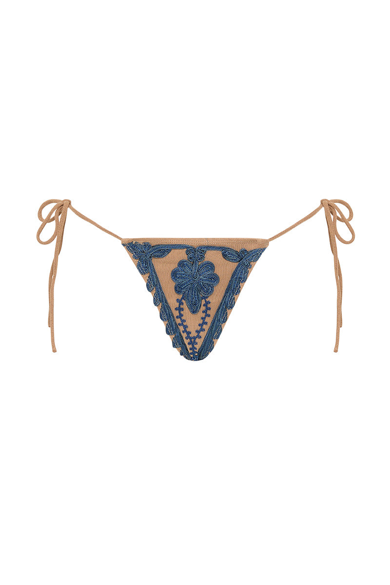 Jolie Bikini - Denim & Nude