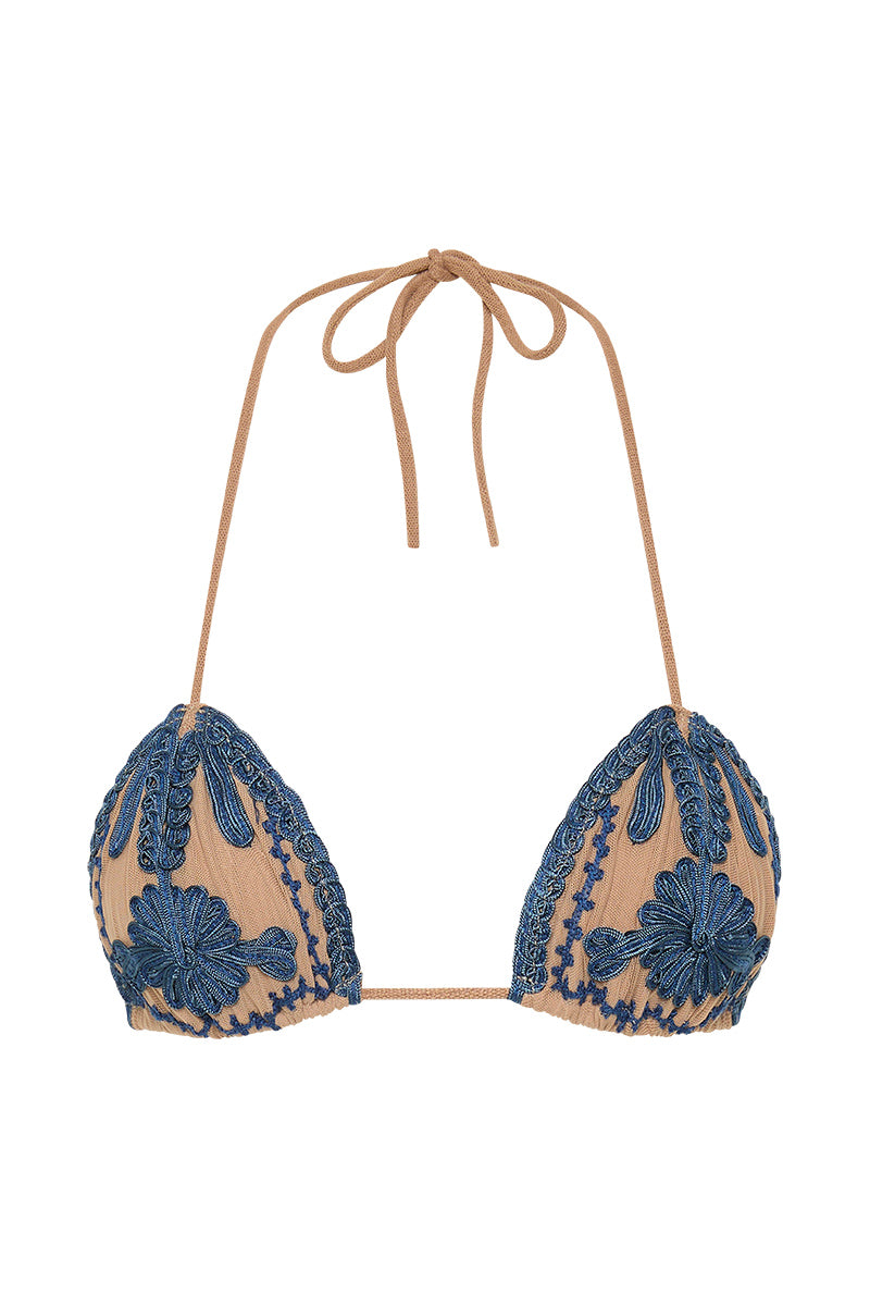 Jolie Bikini - Denim & Nude