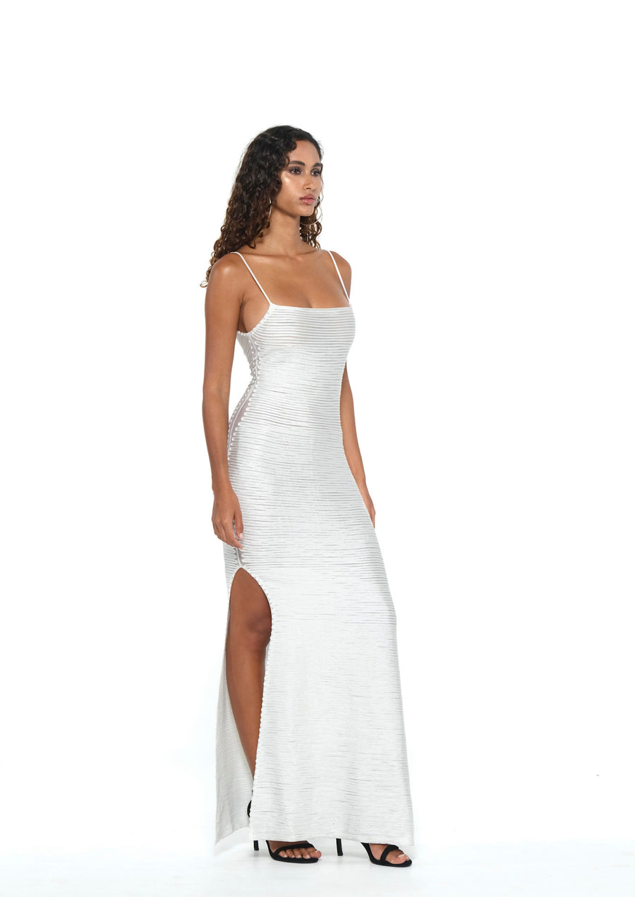 Selena Long Dress - Ivory